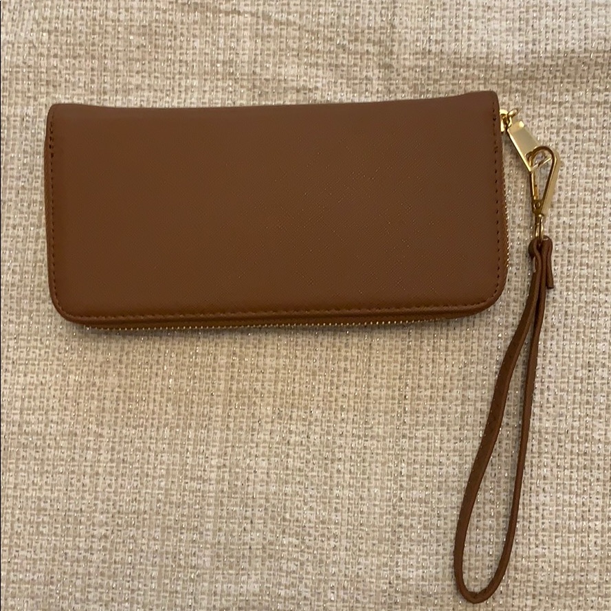 Brand New Brown Wristlet
